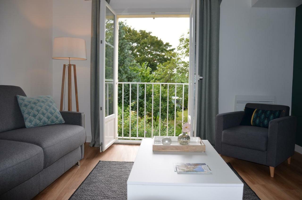 Grand T2 Port De Vannes, Vue Sur Jardin Exterior photo